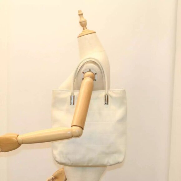GUCCI Tote Bag Nylon White 002 2123 0458 Auth - Picture 1 of 16